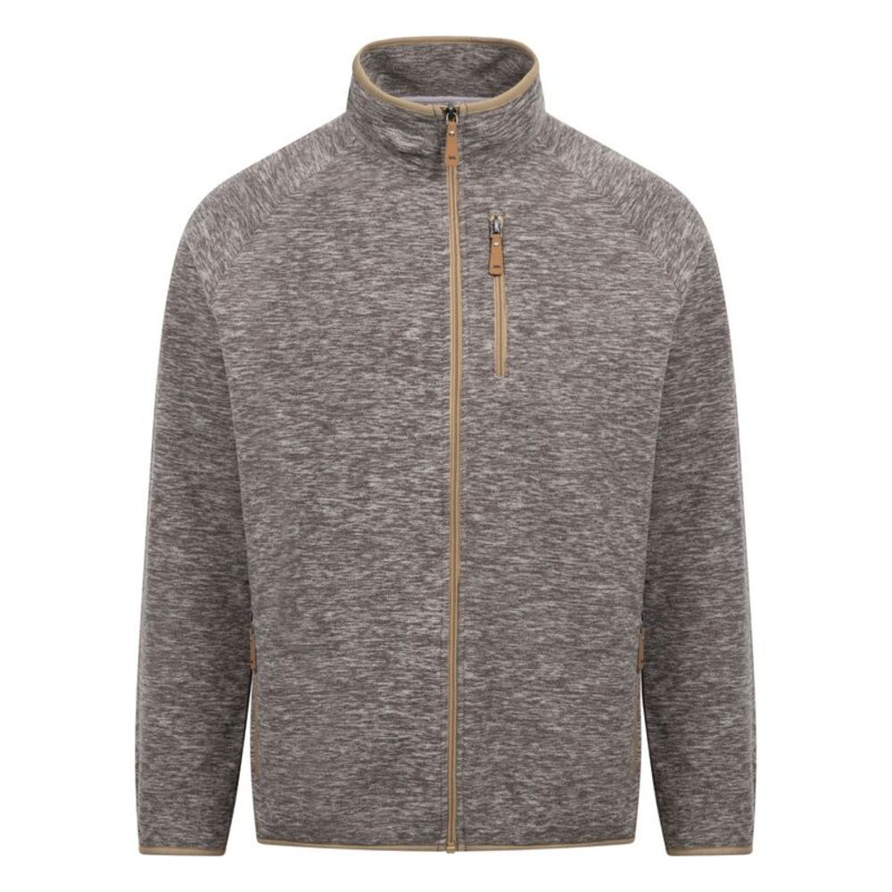 Trespass Mens Mitchie AT100 Fleece Jacket / Grey Marl